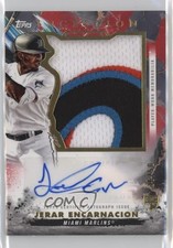 2023 Topps Inception Red 36/50 Jerar Encarnacion #IAJP-JE Jumbo Patch Auto g2u
