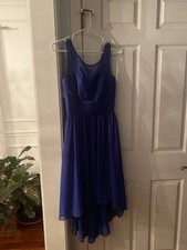 Woman’s Blue Dress