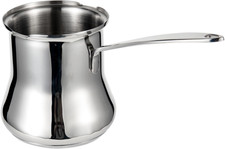 Turkish Coffee Pot 500Ml Milk Warmer Pot 18/10 Stainless Steel Greek Coffee Make