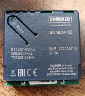 SOMMER Funkempfänger SOMup4 S2