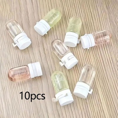 10 Stück kleine Tropfflasche 2 ml Make-up Entferner Reiseflasche für Creme Flüssigkeit