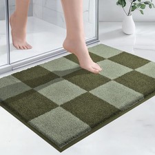 Bathroom Rug Non-Slip Machine Washable 24" x 36", Super Absorbent and Quick-Dry