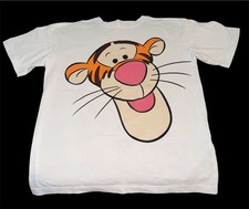 Disney Parks Winnie The Pooh TIGGER Vintage Style Big Face Shirt Adult Small