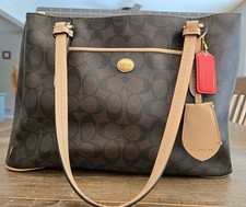 Coach F26181 Peyton Signature Multifunction Bag Tote Diaper Bag  