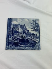 Delft Blauw Hand Painted Holland Tile Blue And White Oude Huisge