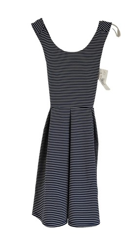 aqua black and white dress Aqua By Bloomingdale's Mini Dress Womens Small Black White Plaid Puff Sleeve