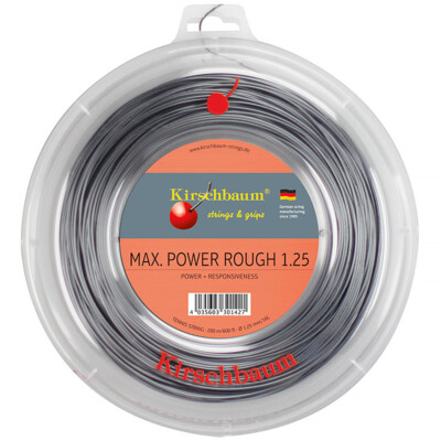 Kirschbaum Max Power Rough (silber) 200m Rolle