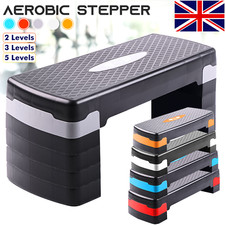 Stepper Aerobico Altezza Regolabile 2-3-5 Livelli Esercizio Stepper per Home Yoga