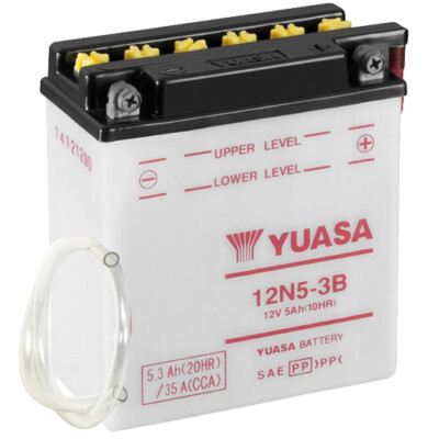 Batterie für Suzuki RG 250 W Gamma GJ21A 1984 YUASA 12N5-3B offen, trocken