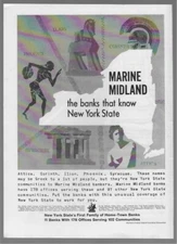 1961 Marine Midland Bank New York & Liberty Mutual Insurance Vintage Print Ads 