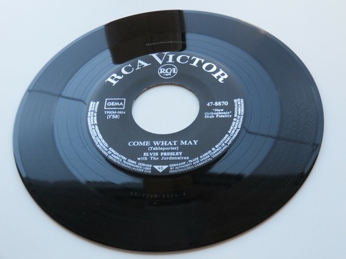 ELVIS PRESLEY ORIG 1966 GERMAN 45 LOVE LETTERS COME WHAT MAY RCA VICTOR 47-8870 - Imagen 8 de 8