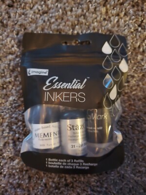 Imagine Essential Inkers Refill Bottles, 3ct