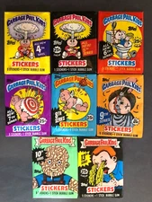 Vintage 1980's Garbage Pail Kids Wax Packs - U - Pick from Photo