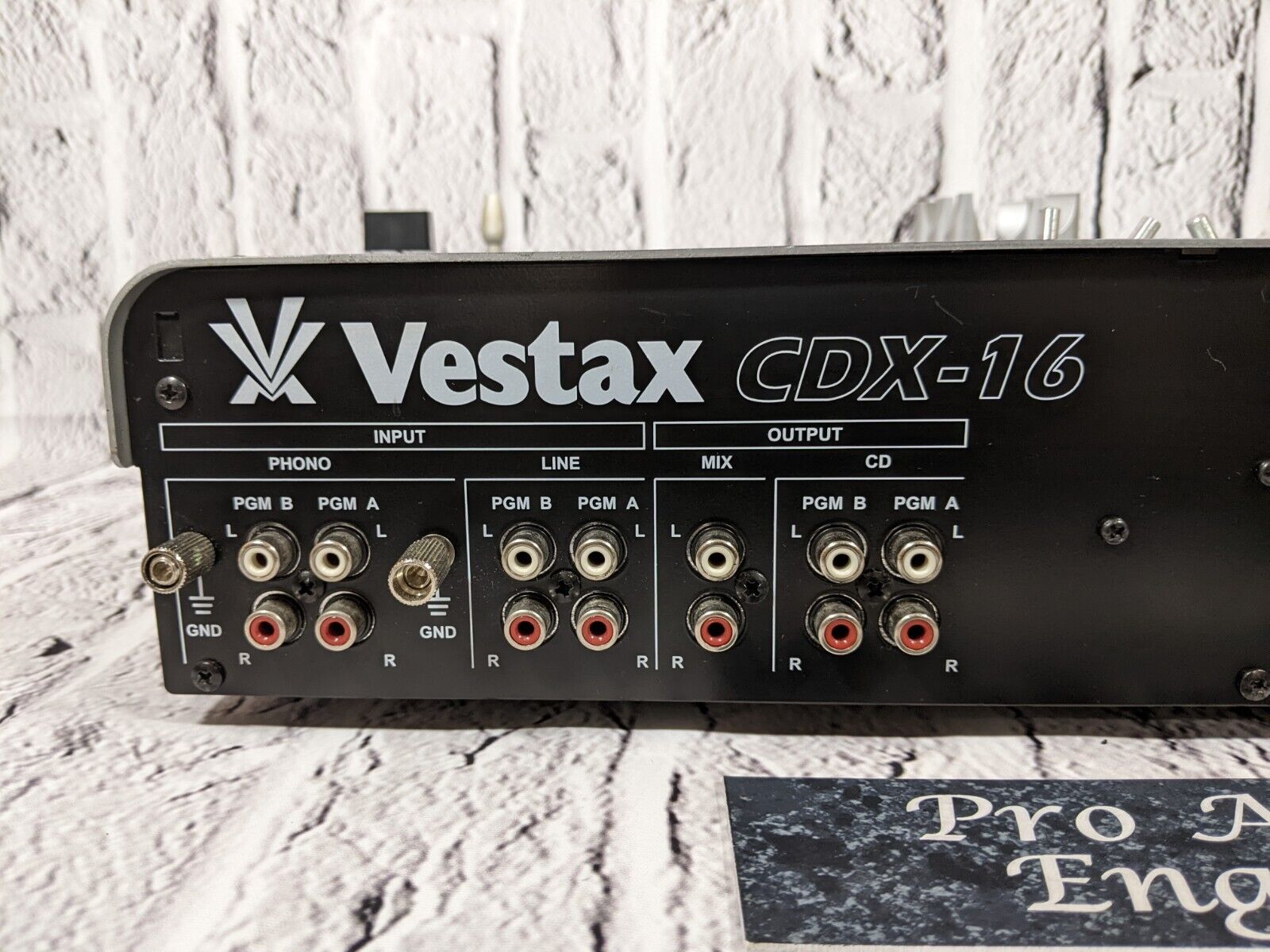 Vestax Black CDX-16 Professional Mixing CD Player CDJ Retro DJ