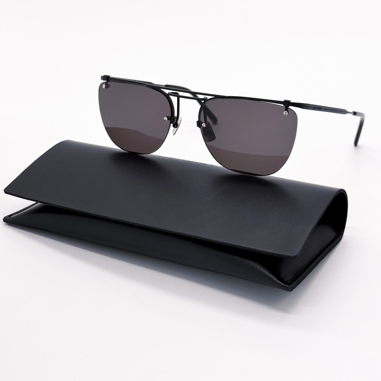 NUOVI OCCHIALI DA SOLE SAINT LAURENT SL 600 001 UNISEX NERI SAINT LAURENT SL600 001