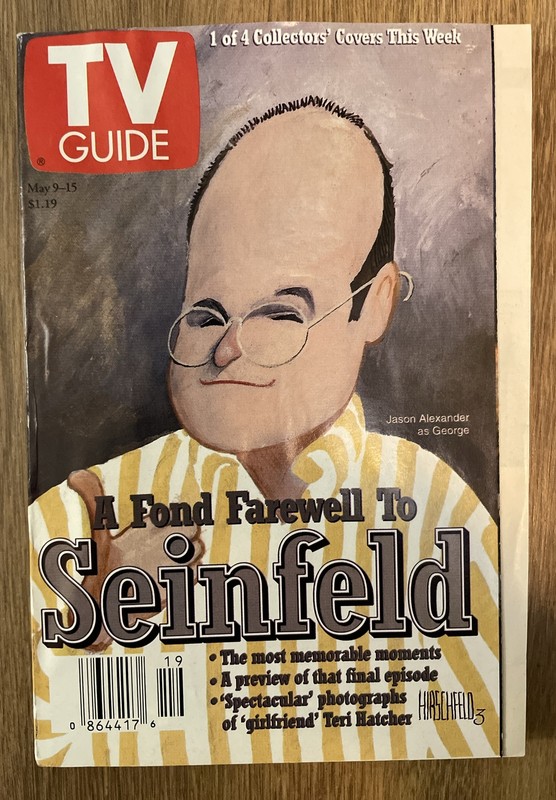 Seinfeld, “A Fond farewell To Seinfeld” Collector's Cover with George, TV Guide