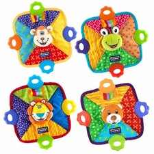 Nuby Teething Blankie, Characters May Vary, 1pk