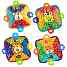 Nuby Teething Blankie, Characters May Vary, 1pk