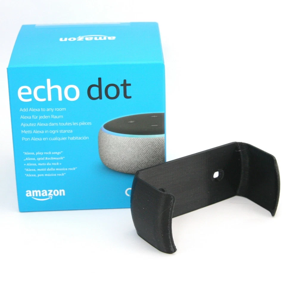 Amazon Echo Dot (3. Generation) Alexa Grau NEU Zubehör Kombination AUSWAHL - Bild 3 von 4