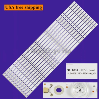 12Pcs LED Strips For Hisense JL.D65061330-003FS-M 65H6D 65R6E HZ65A65 HZ65A57