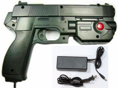 Ultimarc AimTrak Arcade Light Gun BLACK RECOIL & POWER SUPPLY-MAME,Win FREE SHIP