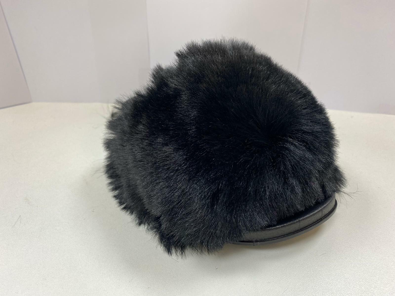 PANTOFOLA D’ORO KIDS GIRLS SUMMER SLIDER FUR MULE COMFY RIHANNA SLIPPERS SANDALS SHOE SIZE 10 2