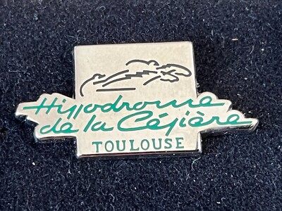 Pin's Hippique Rare - Sport Cheval Trot - Hippodrome De Toulouse (31) - Collection