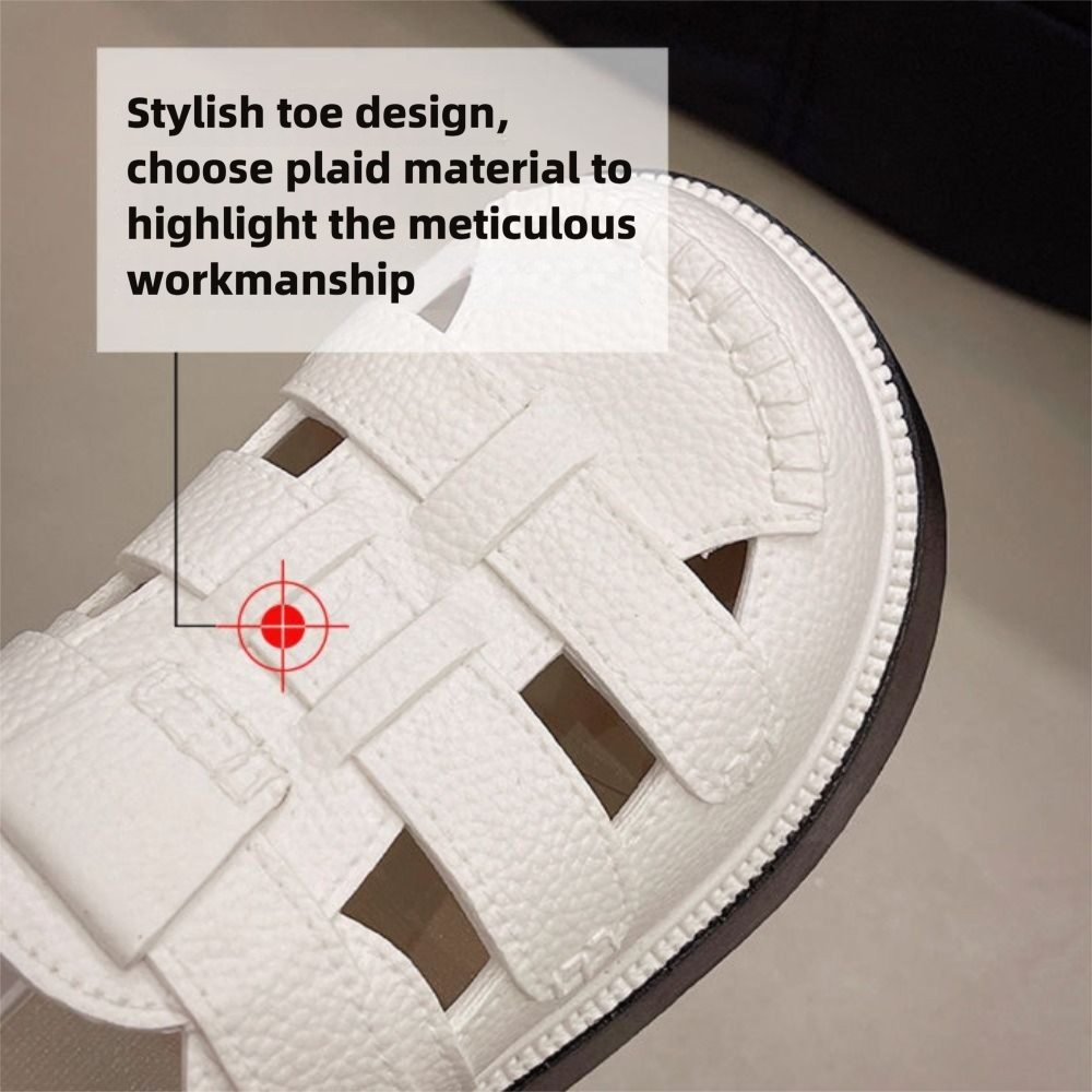 APL Sandali con suola spessa due stili design testa dutt mezze pantofole estate