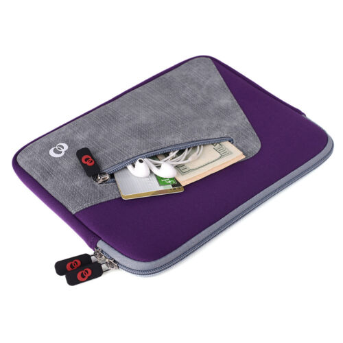 Custodia custodia custodia in neoprene con tasca accessorio adatta ad Amazon Kindle Fire HD 8,9 - Foto 33 di 43