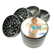 British UK Pin Up Girls D14 Titanium Grinder 4 Piece Magnetic Hand Mueller 