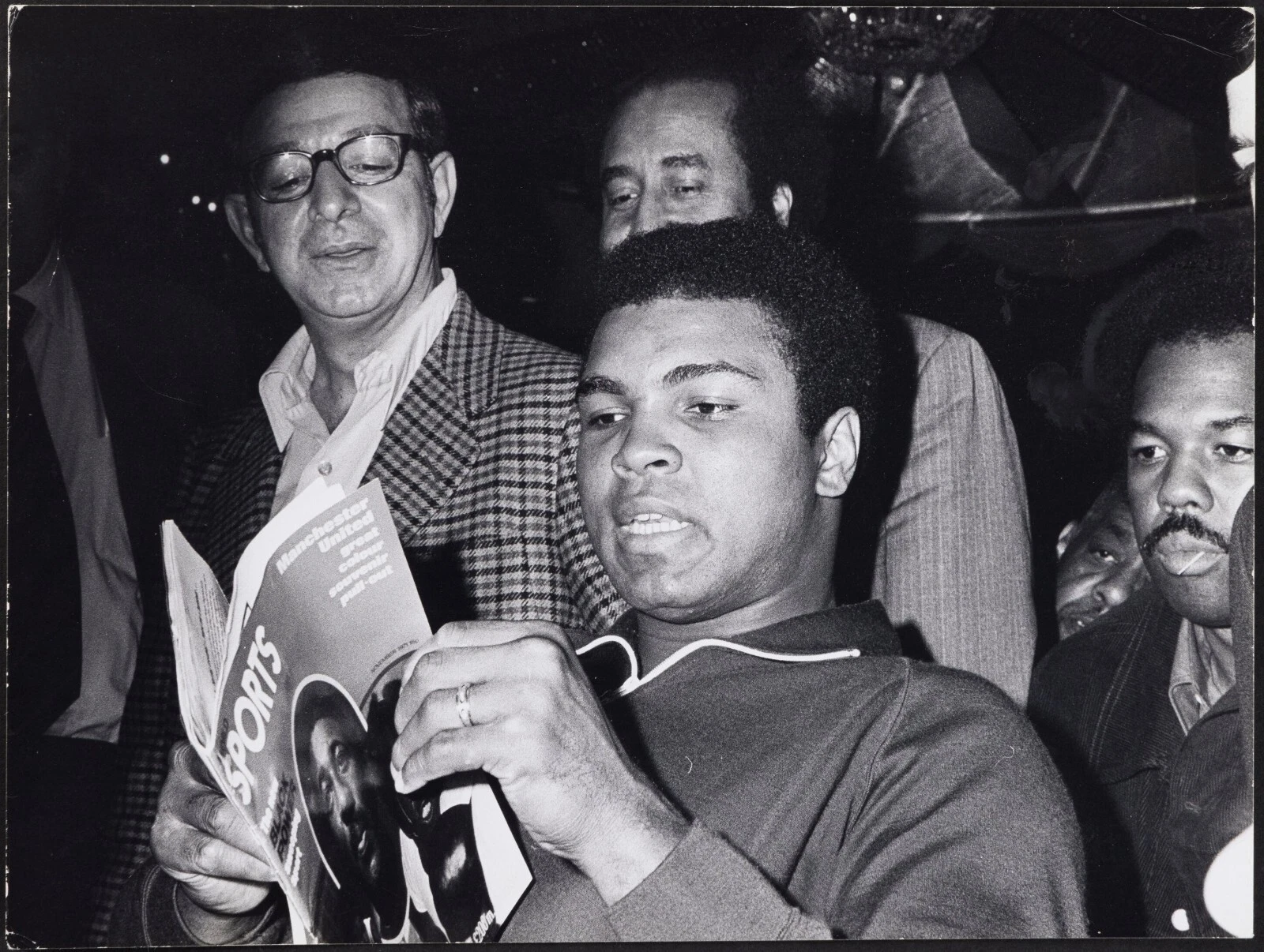 1971 Muhammad Ali オリジナル 11.25x8.5 写真 1 ボクシング Hof 本物 Type I PSA Loa - 画像1/3