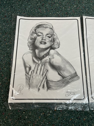 James Dean, Marilyn Monroe Twice, Dale Atkins Art Sealed In Plastic - Picture 2 of 4