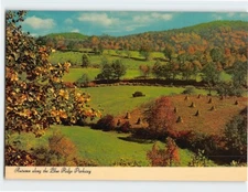 Postcard Autumn along the Blue Ridge Parkway USA