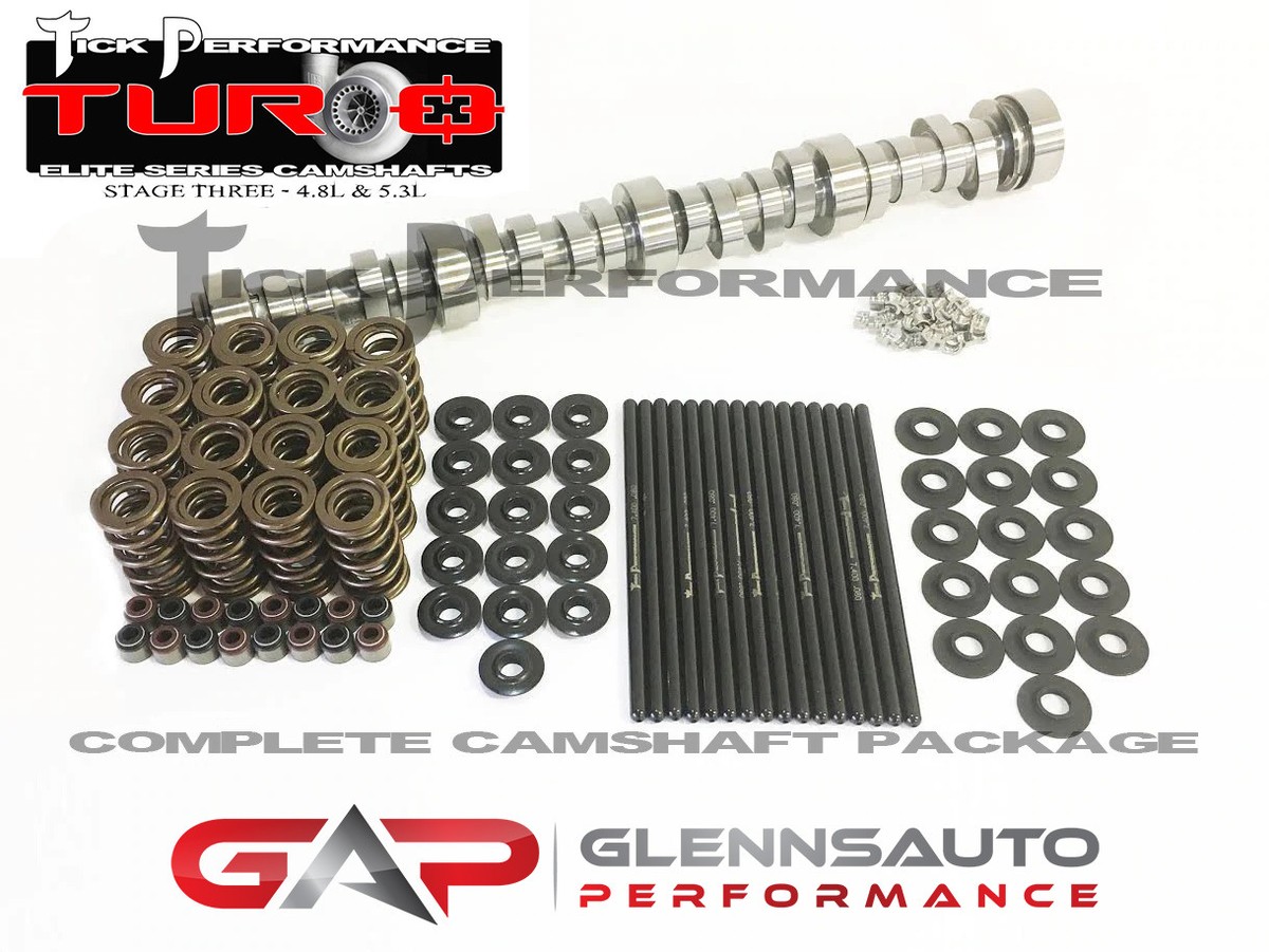 Tick Performance Turbo Stage 3 Cam Kit for 4.8L &amp; 5.3L Chevy LS 