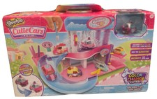 SHOPKINS Cutie Cars SPLASH N GO SPA LAVADO DE AUTOS cambio de color coche + Shopkin NUEVO 2017