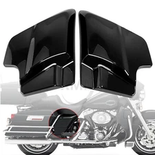 Gloss Black ABS Fairing Side Cover Panel For Harley Touring Electra Road Glide