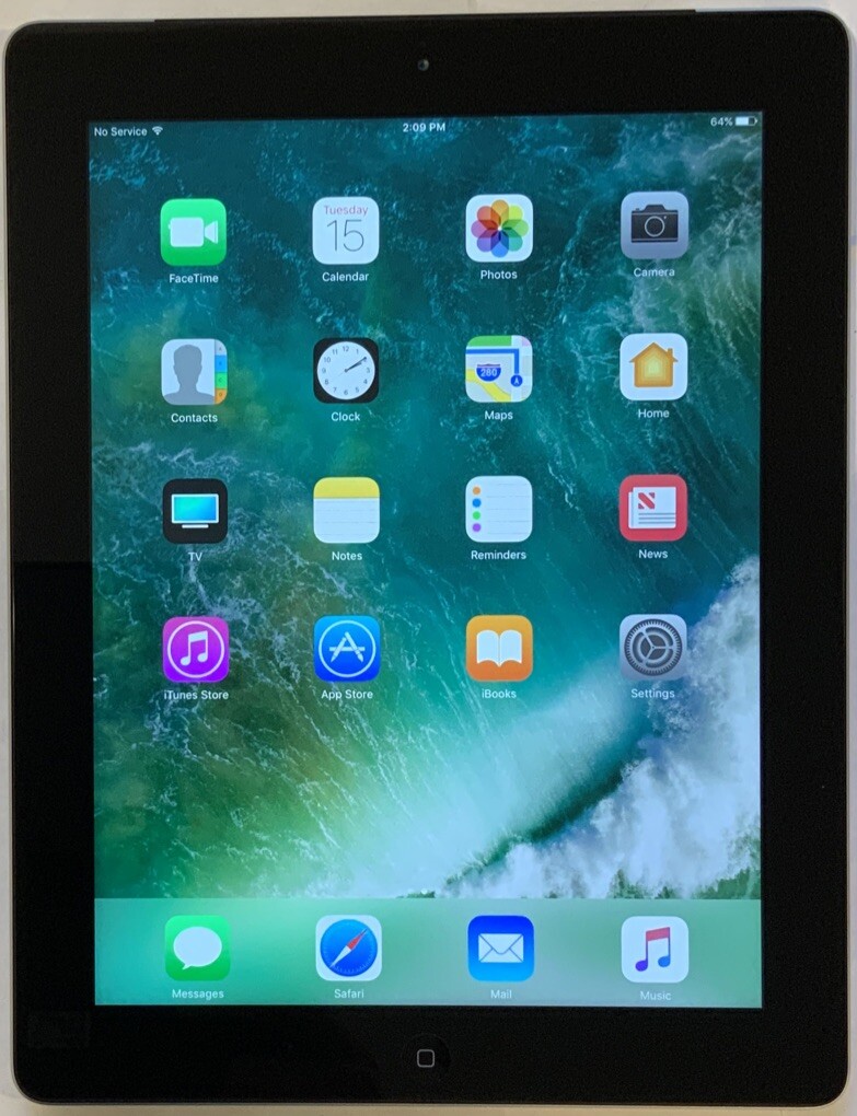 TESTED USED BLACK Wi-Fi + 4G 9.7