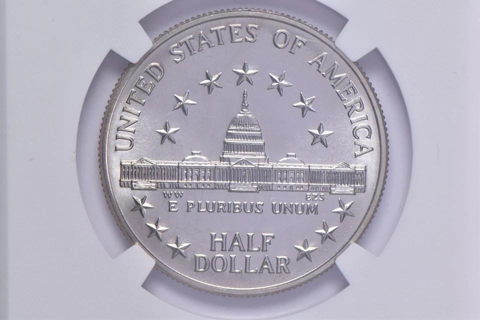 1989-D Congress Bicentennial Commemorative Half Dollar MS70 NGC - Image 4 of 4