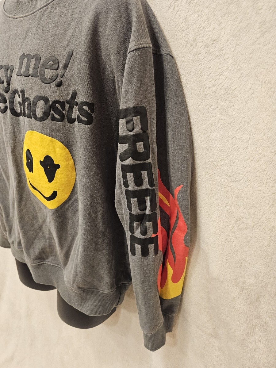 Kids See Ghosts CPFM XYZ Lucky Me I See Ghosts Sweatshirt MENS Sz