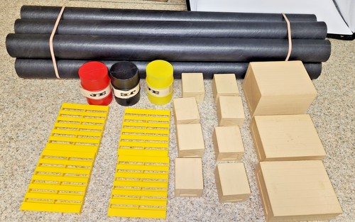Vintage 1960's Topper Johnny Express Cargo Load & Pipe Load Original Accessories