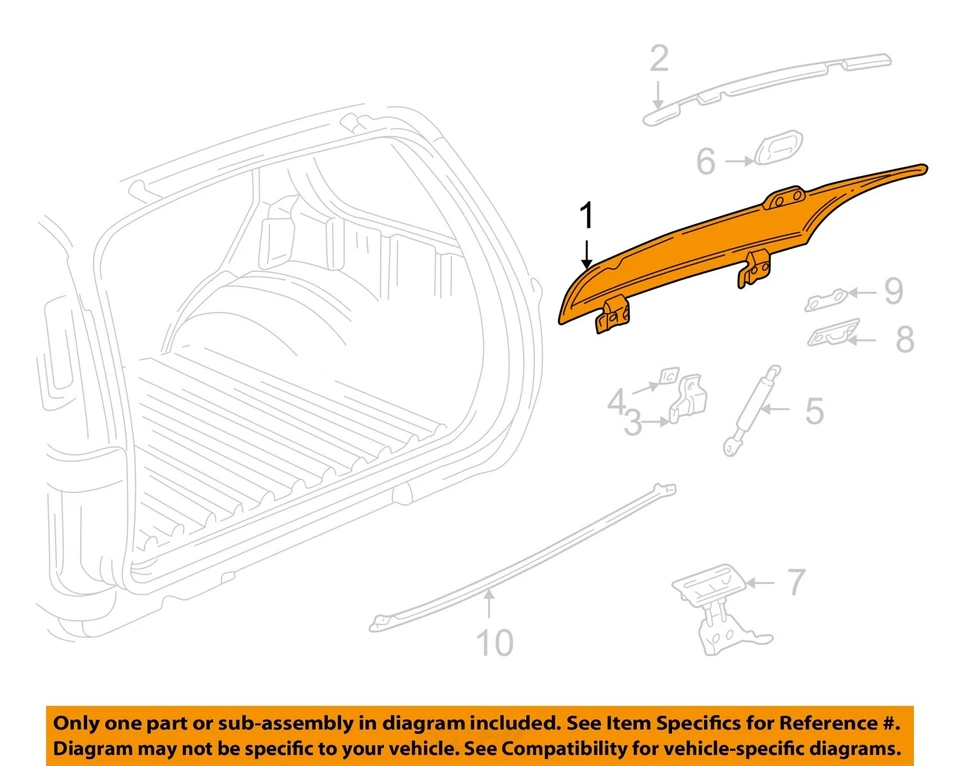 Used Rear Back Glass fits: 1996 Chevrolet Blazer s10/jimmy s15 dropgate opt E55 Foto 3 de 4