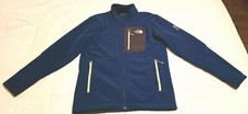 The North Face Mens Polartec Windbloc Fleece Lined Softshell Jacket Blue Medium