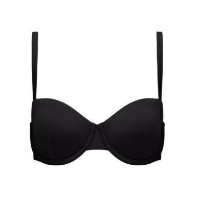 #ad #ad NWT Cuup Swim Top The Balconette Black Size 16 $14.97