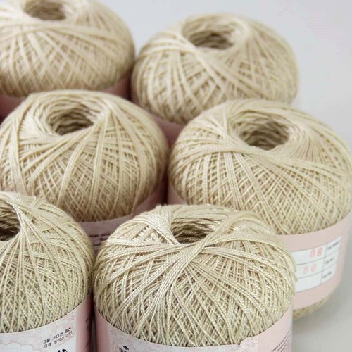 Sale New 6 Balls x 50gr Soft Cotton Thread Yarn Crochet Lace Shawl Knitting 09 - Picture 12 of 12