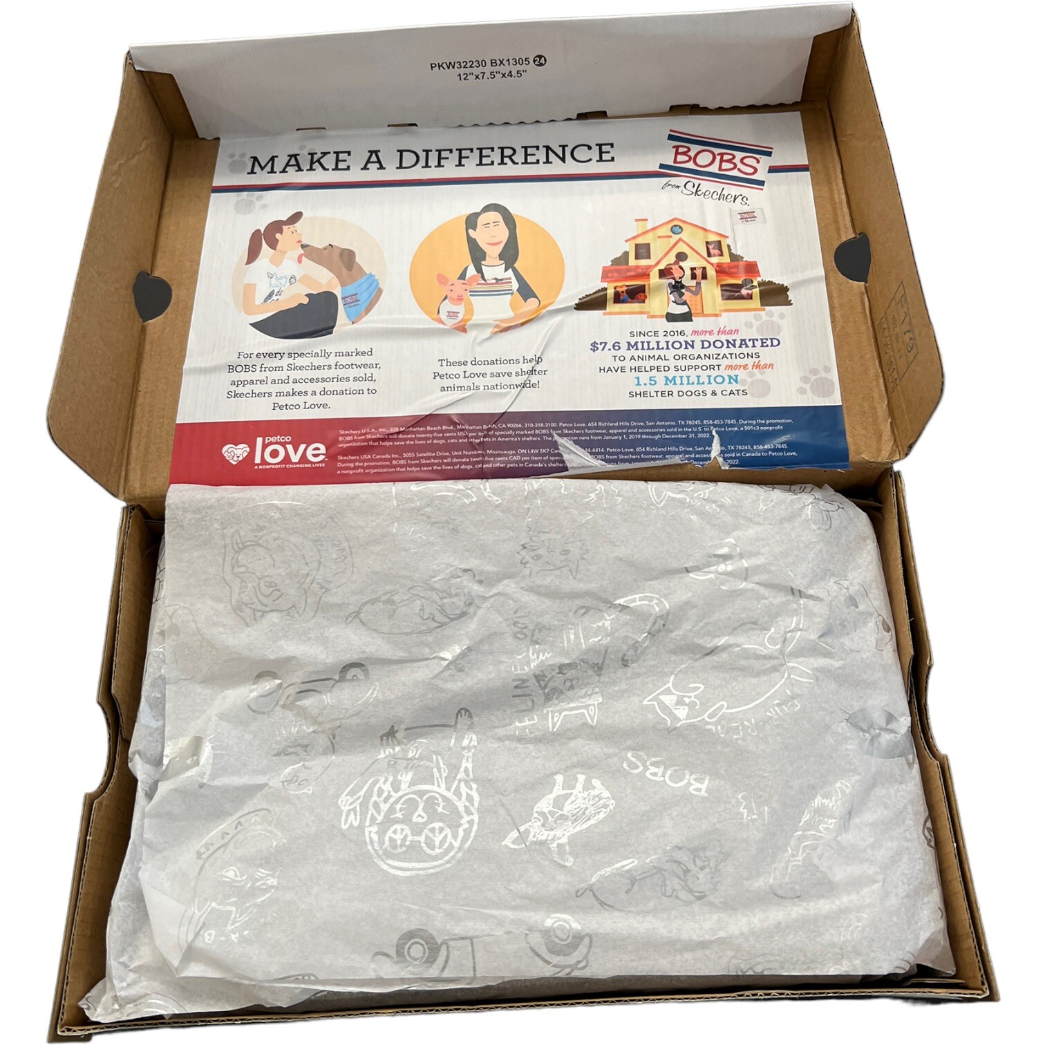 Skechers Mighty Puffs Camo Women's size 7 Bobs Petco Foundation