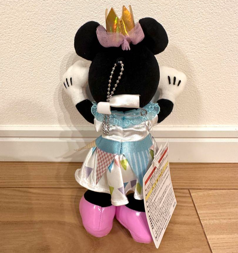 Tokyo Disney Resort Minnie Mouse Birthday Plush Doll Stuffed Toy