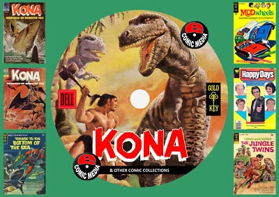 Kona & Other Dell-Gold Key Comics On PC DVD Rom (CBR Format)