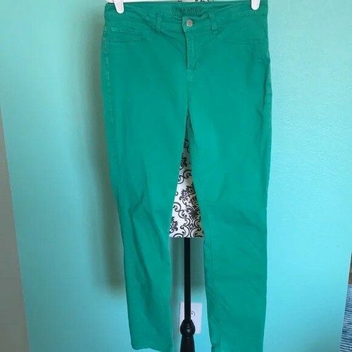 J Brand Green Luxe Twill Skinny Jeans 
