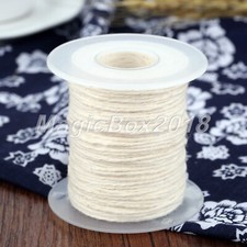 61m/Roll Smokeless Candle Wicks Unwaxed Cotton Core Candle Making Supplies 1mm