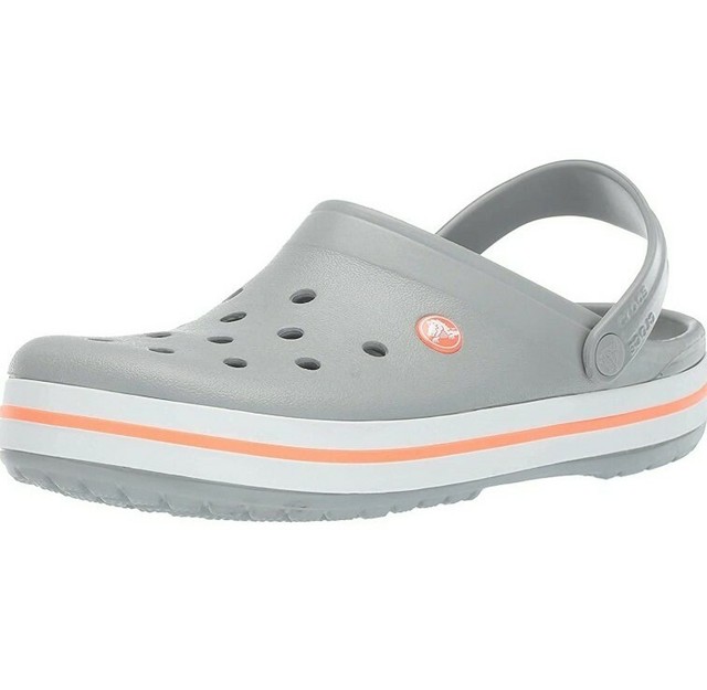 light grey crocs women's